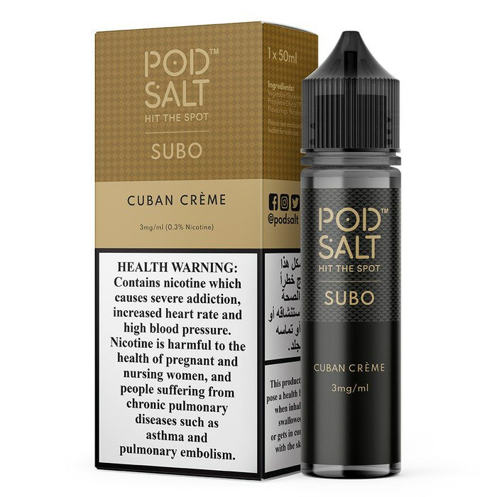 POD SALT SUBO E-LIQUID 50ml (3mg)