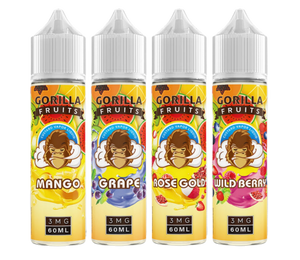 GORILLA FRUITS 3MG 60ML - VAPES STREET